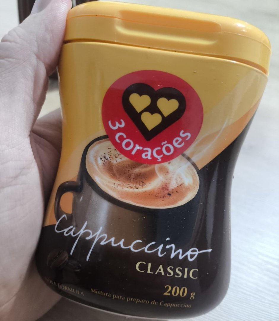 Café 3 Corações Cappuccino Classic - 200g