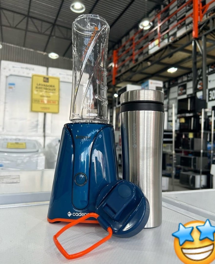 Blender Zoop Sport Cadence 600W Inox com 2 Jarras - 220v