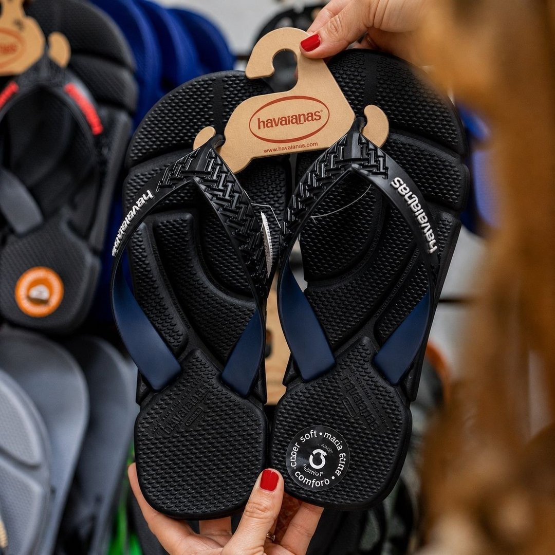 Chinelo Havaianas Masculino Power 2.0 Anatômica Massageadora
