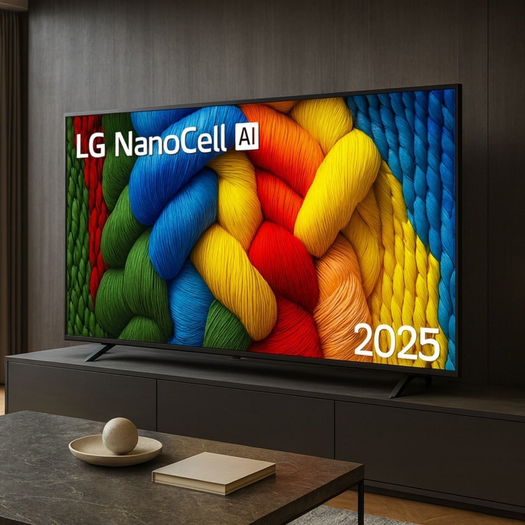 Smart Tv LG Nanocell Ai 4k Nano80 50 Polegadas Cores Puras Processador 7 Ai Ger 8 Webos 25
