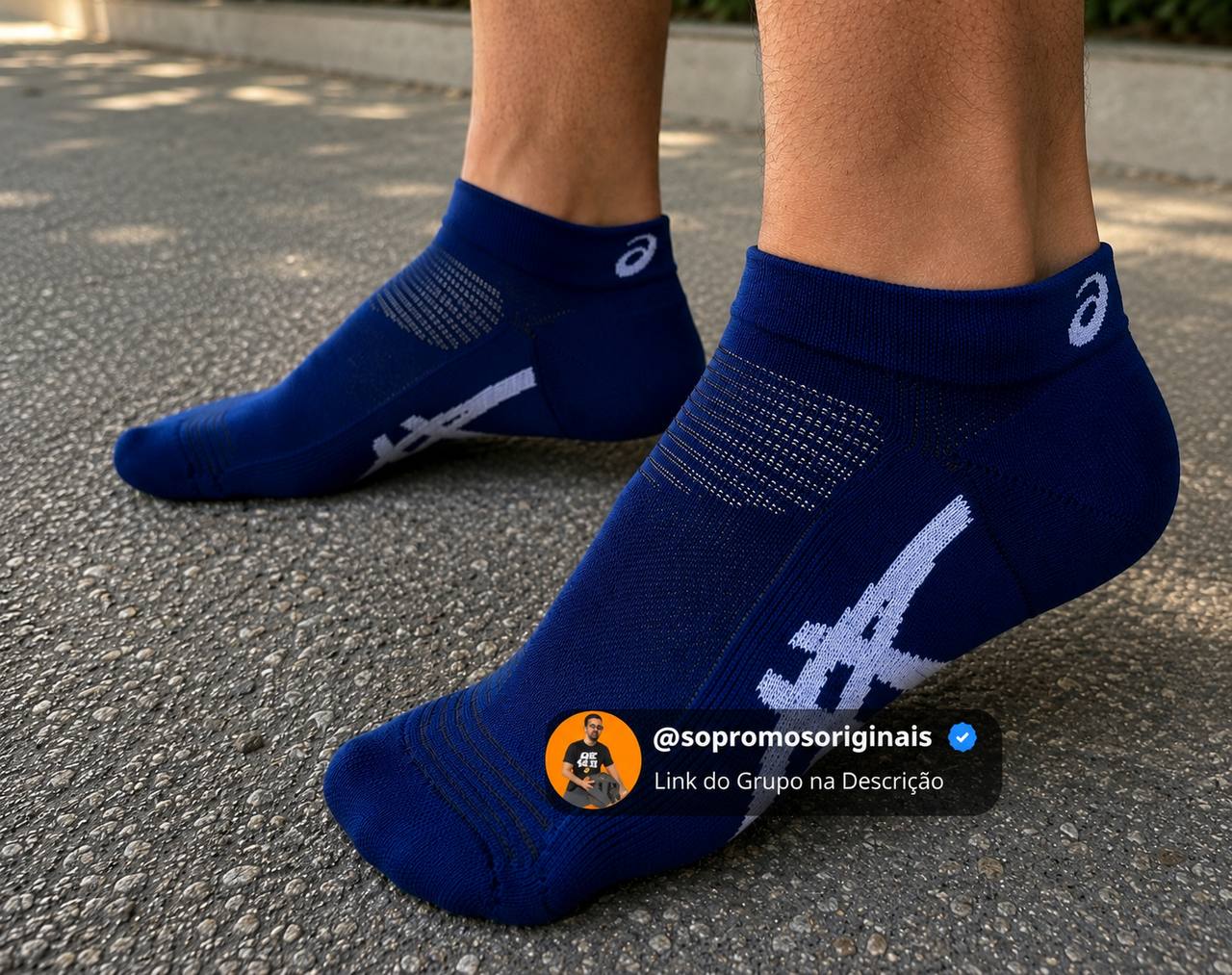 Meia Para Corrida Cano Baixo ASICS Tech Single