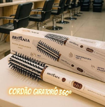 Escova Modeladora Britânia BEC04 2 em 1 Bivolt