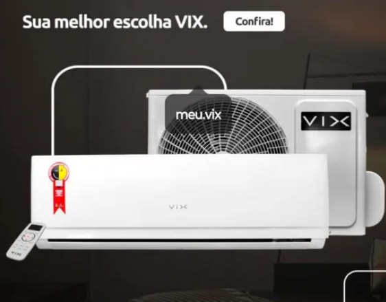 🤓Ar Condicionado Split Hi Wall Vix 9000 BTU/h Frio – 220 Volts