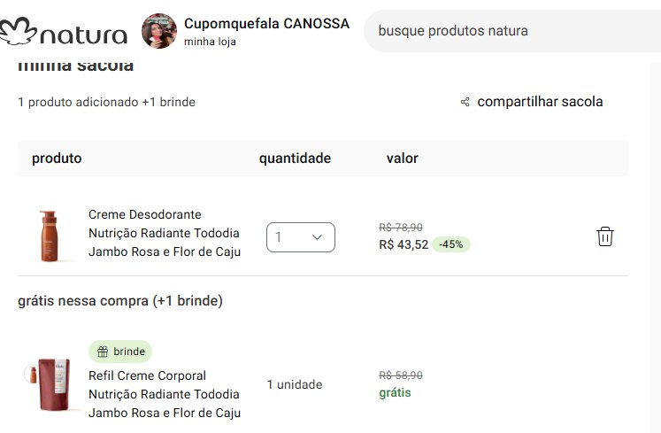 Creme Desodorante Nutrição Radiante Tododia Jambo Rosa e Flor de Caju 400 ml