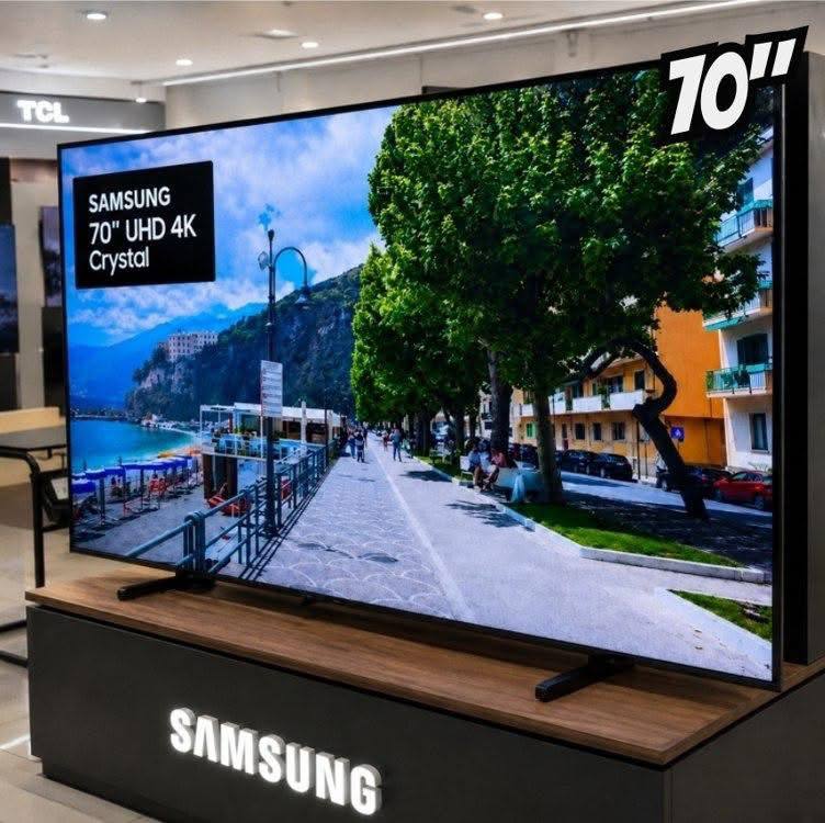 Samsung Smart Tv 70 Crystal Uhd 4k U8500f 2025, Xbox Cloud Gaming, Canais Gratuitos, 7 Ano...