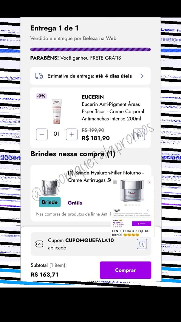 Eucerin Anti - Pigment Áreas Específicas - Creme Corporal Antimanchas Intenso 200ml
