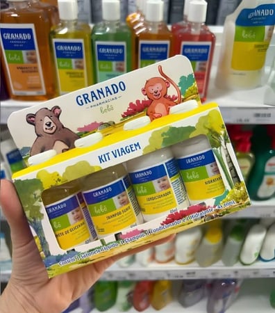 Granado Kit Viagem Do Bebê, 60ml, 4 Unidades