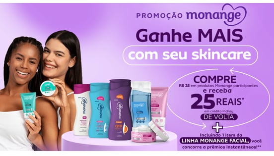 Promoção Monange: Compre, Experimente e Receba Cashback!