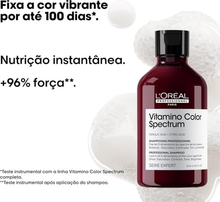 L'Oréal Professionnel, Shampoo Profissional, Vitamino Color Spectrum, para todos os cabelo...