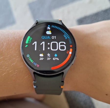 Smartwatch Samsung Galaxy Watch7 40mm 32GB Bluetooth - Verde ou Creme