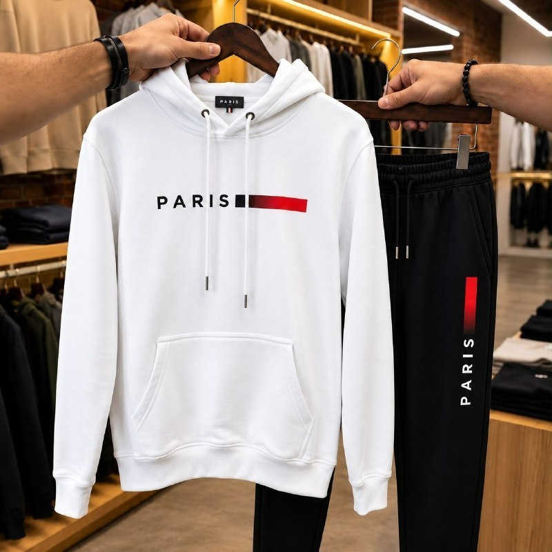 Conjunto Moletom + Calça Paris Canguru
