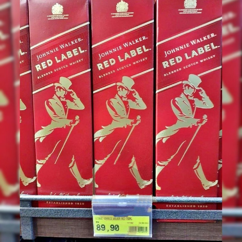 Whisky Johnnie Walker Red Label 750ml