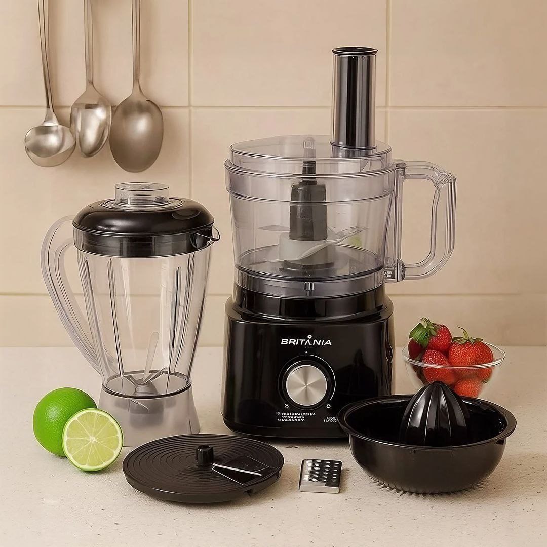 Britânia All In One Bmp900 Multiprocessador 3 Em 1 Preto