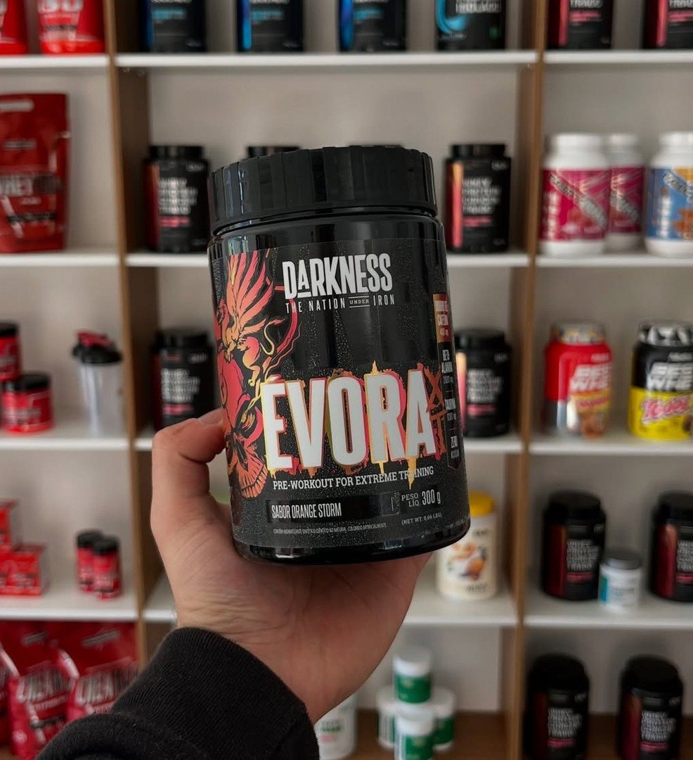 Pré Treino Évora Xt Orange Storm 300g Darkness