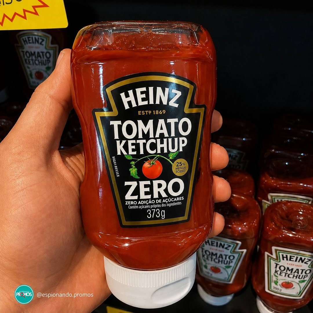 Heinz Ketchup Zero Açúcar 373g