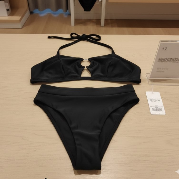 Biquini Feminino Argola Hot Paint Cintura Alta Amarrar Praia