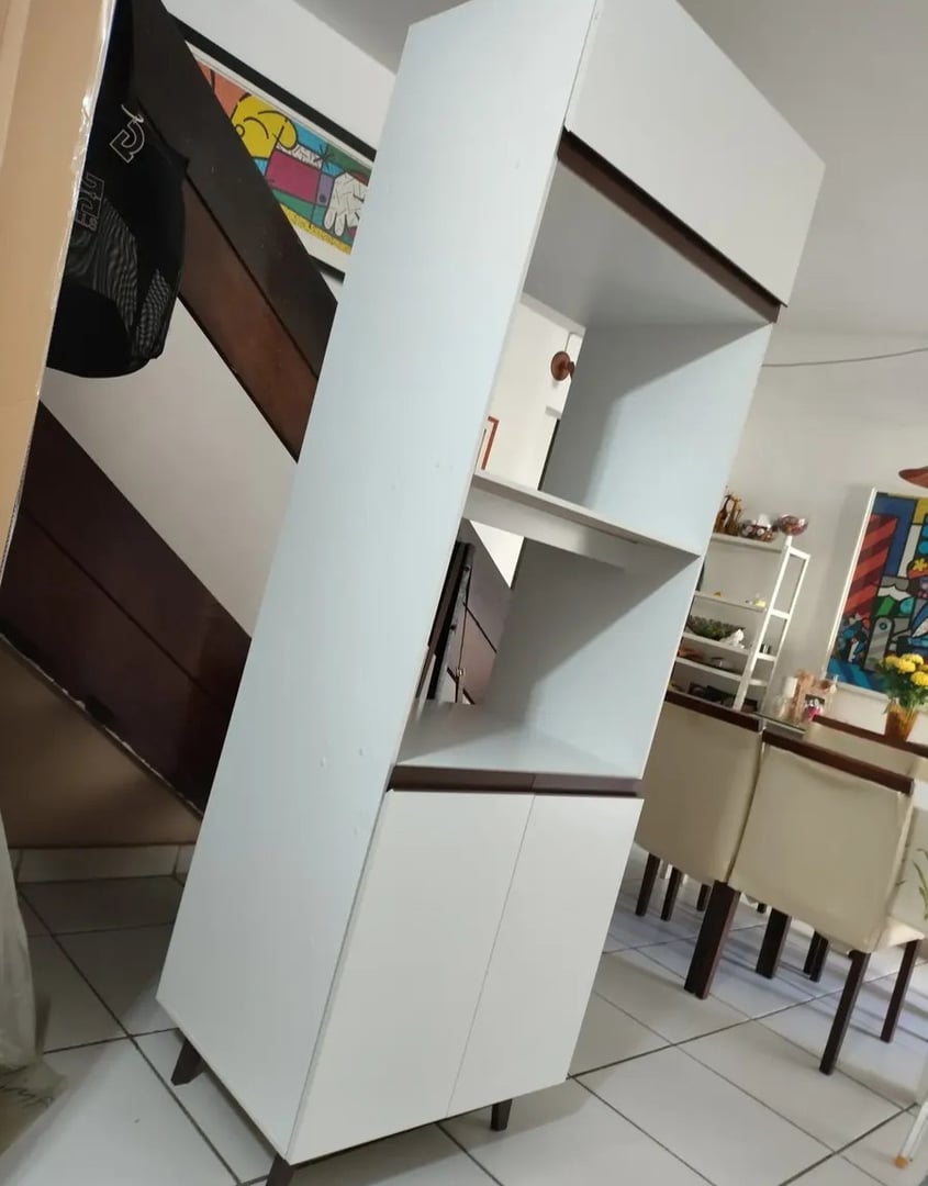 Torre Quente Madesa Reims 70 Cm 3 Portas - Branco