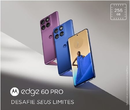 Smartphone Motorola Edge 60 PRO 5G - 256GB 24GB (12GB RAM+12GB Ram Boost) Tela Quad-Curve ...