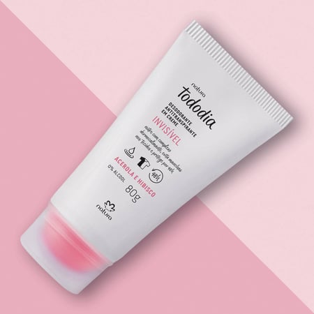 Desodorante em Creme Tododia Acerola e Hibisco 80 g
