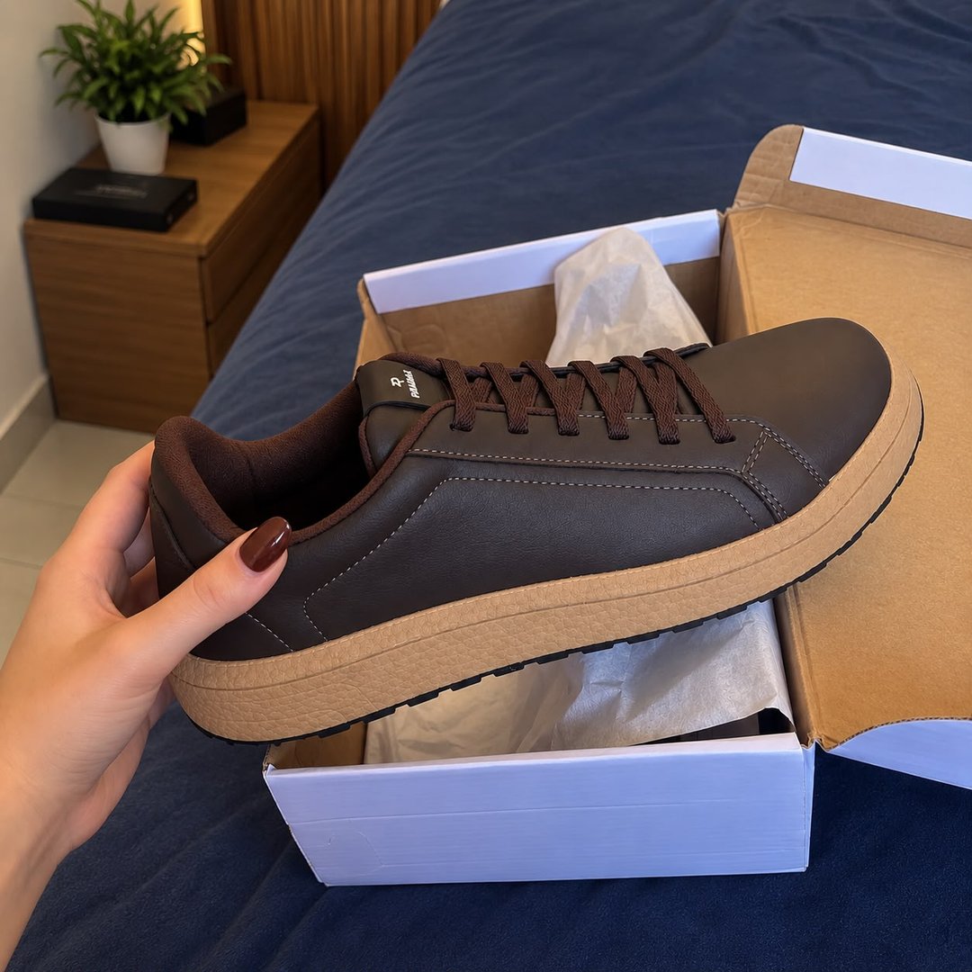 Sapatênis Sandrini Morrow Masculino Casual Confortável Leve