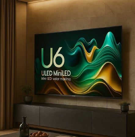 Hisense Smart TV UHD 4K Mini LED 65" Polegadas 65U6N Google TV, Processador com AI, HDR10+...