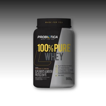 Probiótica 100% Pure Whey - 900G Cookies And Cream - Probiotica