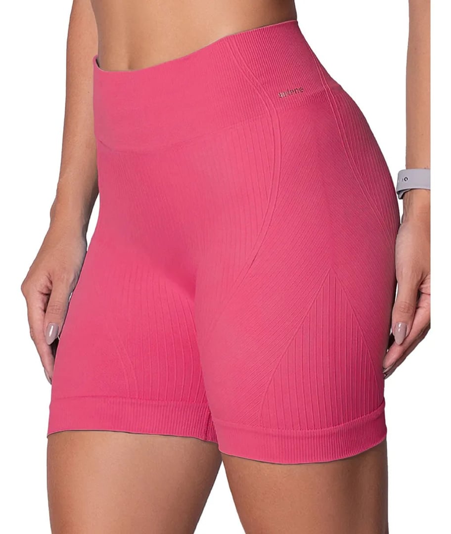 Short Selene Sem Costura Bermuda Sem Transparência Academia