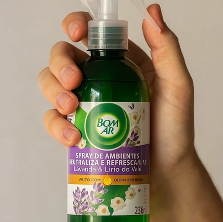 Bom Ar Spray de Ambientes Lavanda 236ML