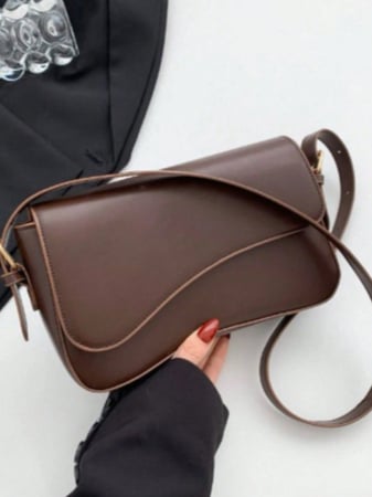 Bolsa Baguete Feminina de Ombro Elegante Alça Regulavel