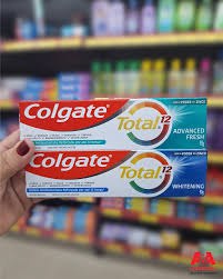 🤓Creme Dental Para Branqueamento Colgate Total 12 Whitening & Advanced Fresh 90g 6 Unidad...