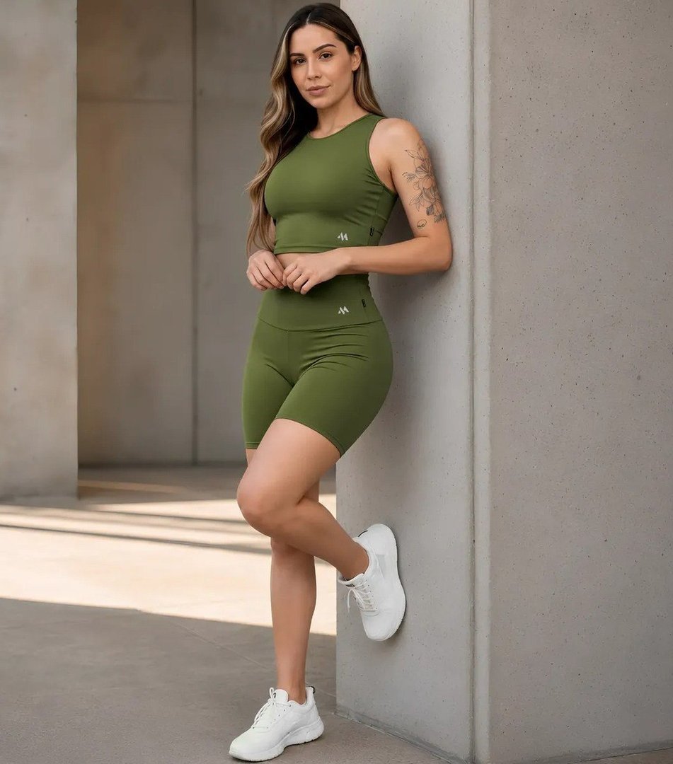 Conjunto Bermuda Feminino Blackout