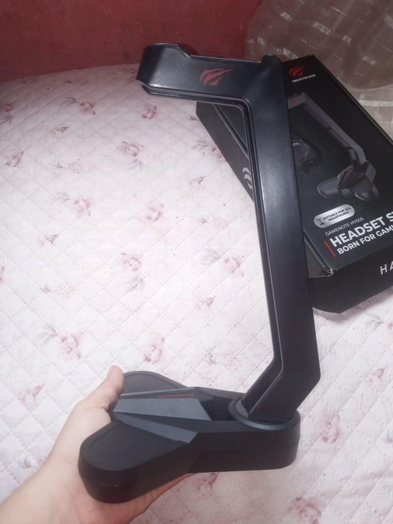 Havit Suporte P/Fone de Ouvido Headphone Headset HY505, Plástico Resistente, 15 x 14 x 26 ...