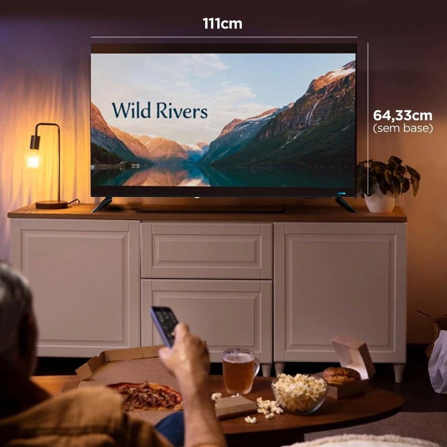 Smart TV DLED 50 4K Multi Roku 4HDMI 2USB Wi-Fi