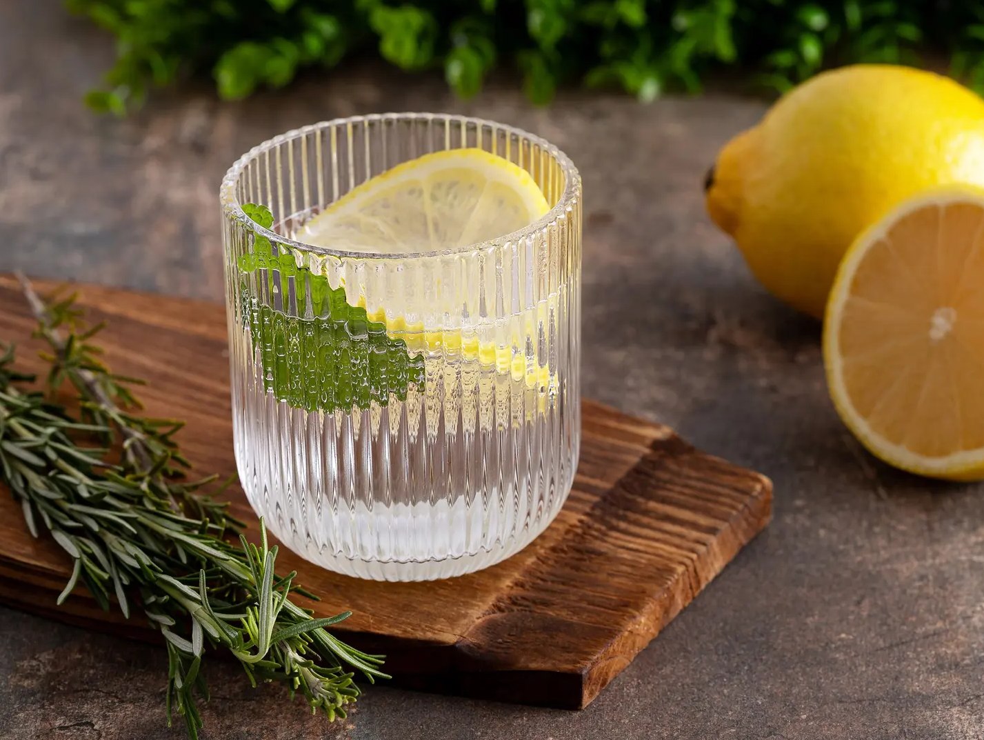 🤓Jogo de Copos de Vidro 300ml 6 Peças Haus Concept Canelado