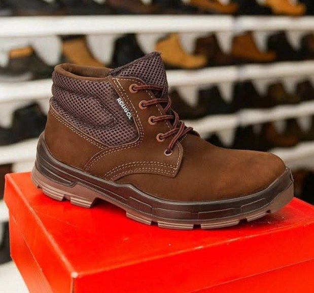 Bota Botina Segurança Bracol Sapato Coturno Nobuck Com Ca