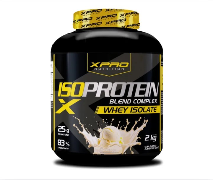 Whey Protein Iso Blend Complex 2kg Baunilha Zero Açúcar - XPro Nutrition