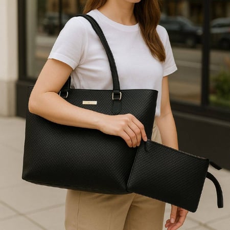 Kit Bolsa Grande Feminina+brinde Linda Necesser Willibags