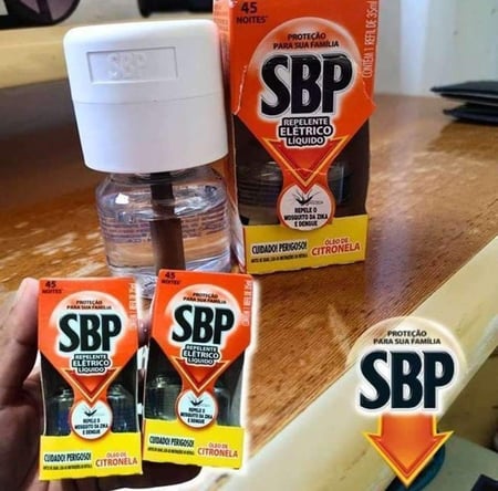 SBP Repelente Elétrico Líquido 45 Noites Citronela Refil 1 unidade 35ml