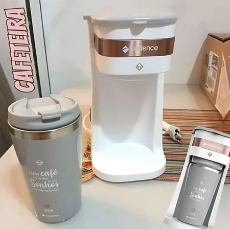 Cafeteira Elétrica Cadence Dream Rosé Gold com Copo Térmico - 127V