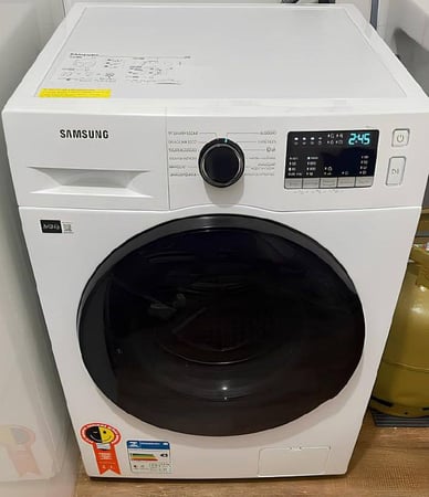 Samsung Lavadora de Roupas Digital Inverter Porta Black WW11T Branca 11kg 220V