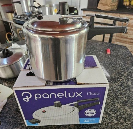Panela de pressao panelux 4.5l polida