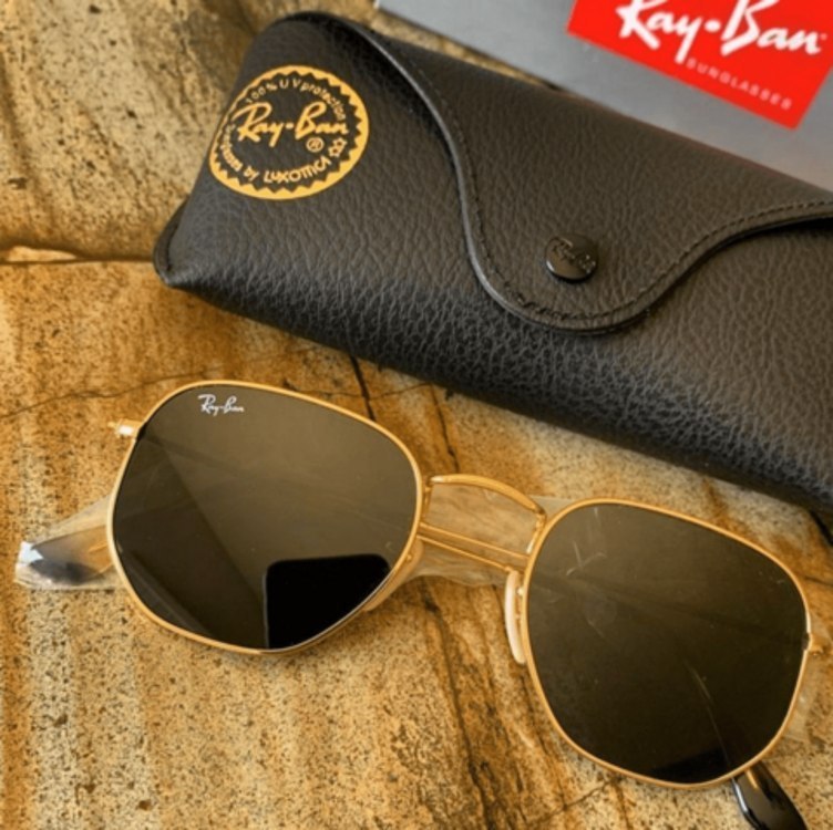 Óculos de Sol Ray-Ban Hexagonal 0RB3548NL 001 Tam 54