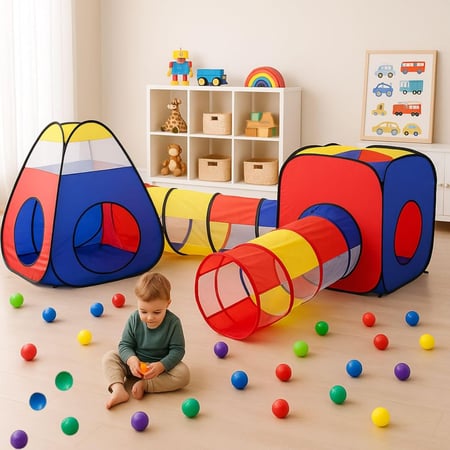 Barraca Infantil 4 em 1 Colorida