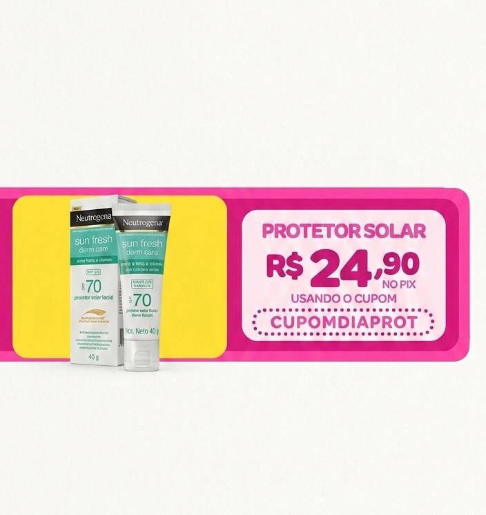 Protetor Solar Neutrogena Sun Fresh Derm Care Facial FPS70
