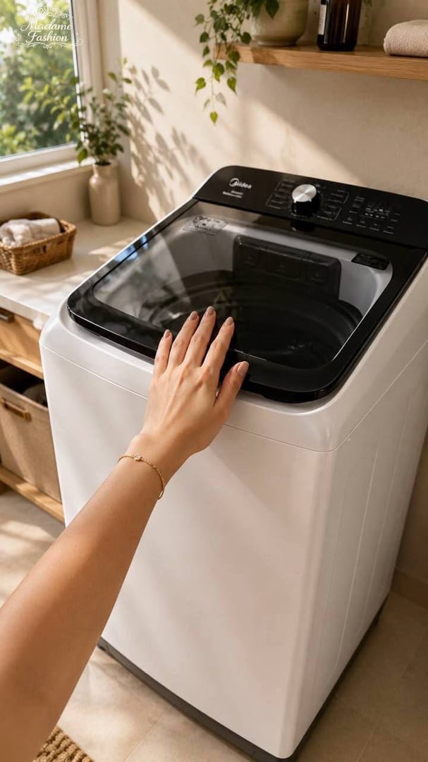 Lavadora de Roupas Midea 13kg Cesto Inox 13 Programas de Lavagem Branca Wave Agitator