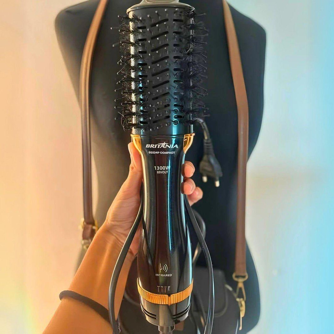 Escova Secadora Britânia Bes24p Compact Preto 1300w
