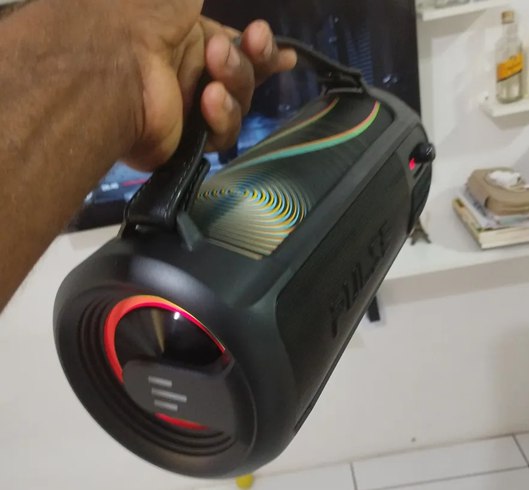 Caixa De Som Bazooka Blast 2 Pulse 160w Rms Bluetooth 5.1, AUX e USB 5h - Bivolt