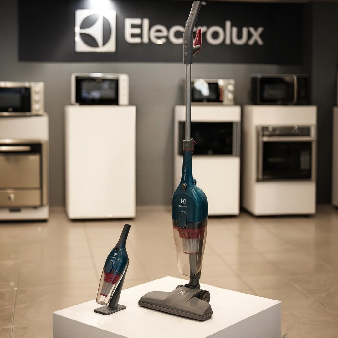 Aspirador de Pó Vertical com Fio Electrolux 1100W 2 em 1 Filtro HEPA Azul (STK13A)