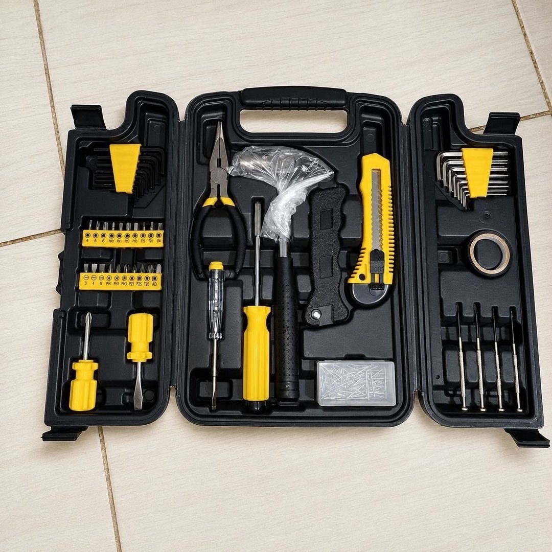Kit Jogo De Ferramentas 142 Peças Fasterr Com Maleta