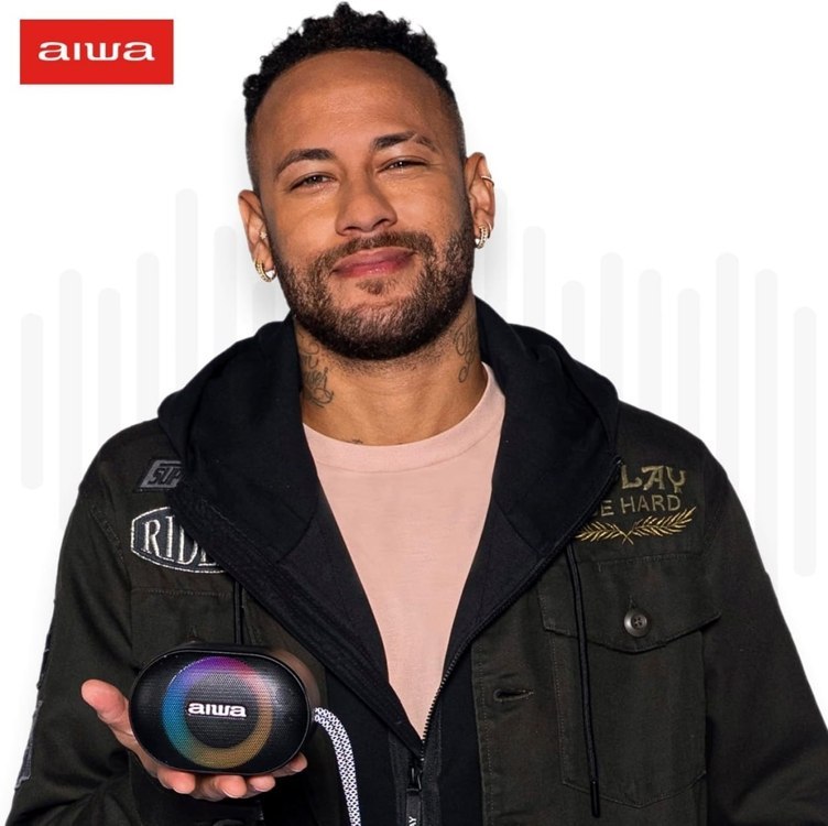 Caixa de Som Speaker AIWA AWS-SP-06-B 10W Bluetooth IPX6